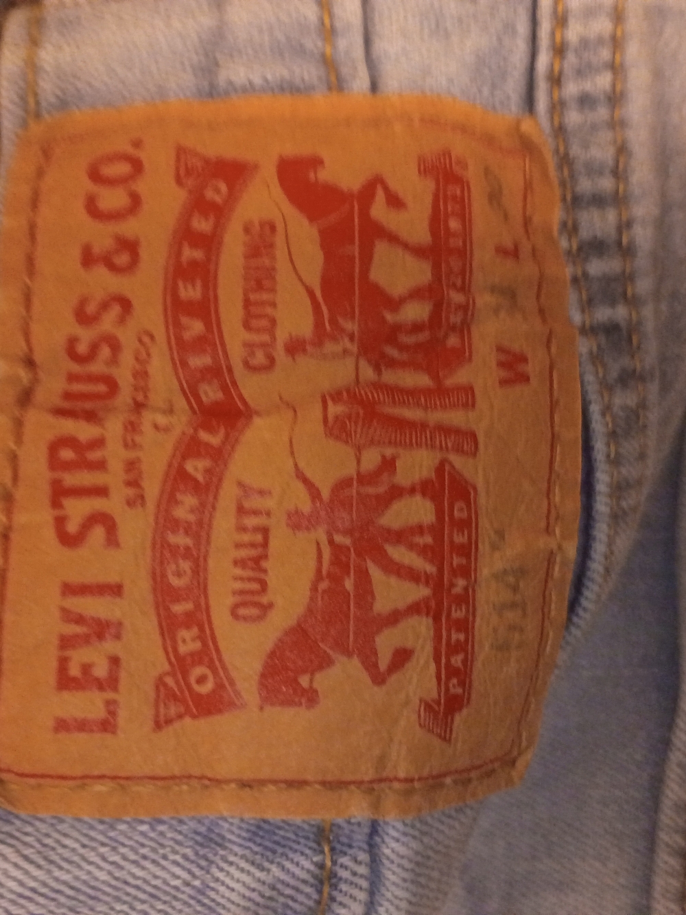 Levi's Men's Light Blue Denim Jeans